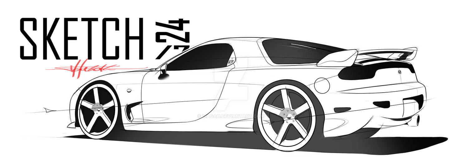 Cartoon Easy Rx7 RX 7 by magao on DeviantArt