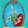 Pin up princess Ariel