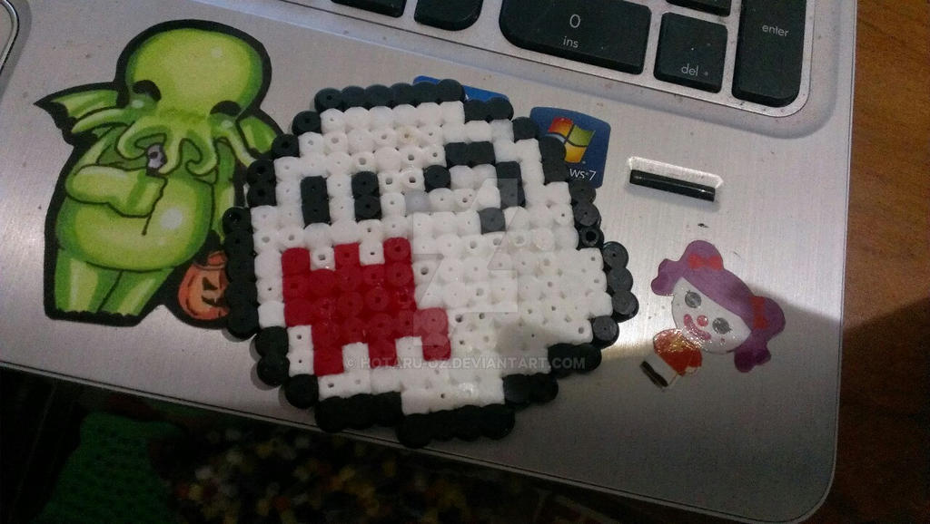 Boo perler bead sprite