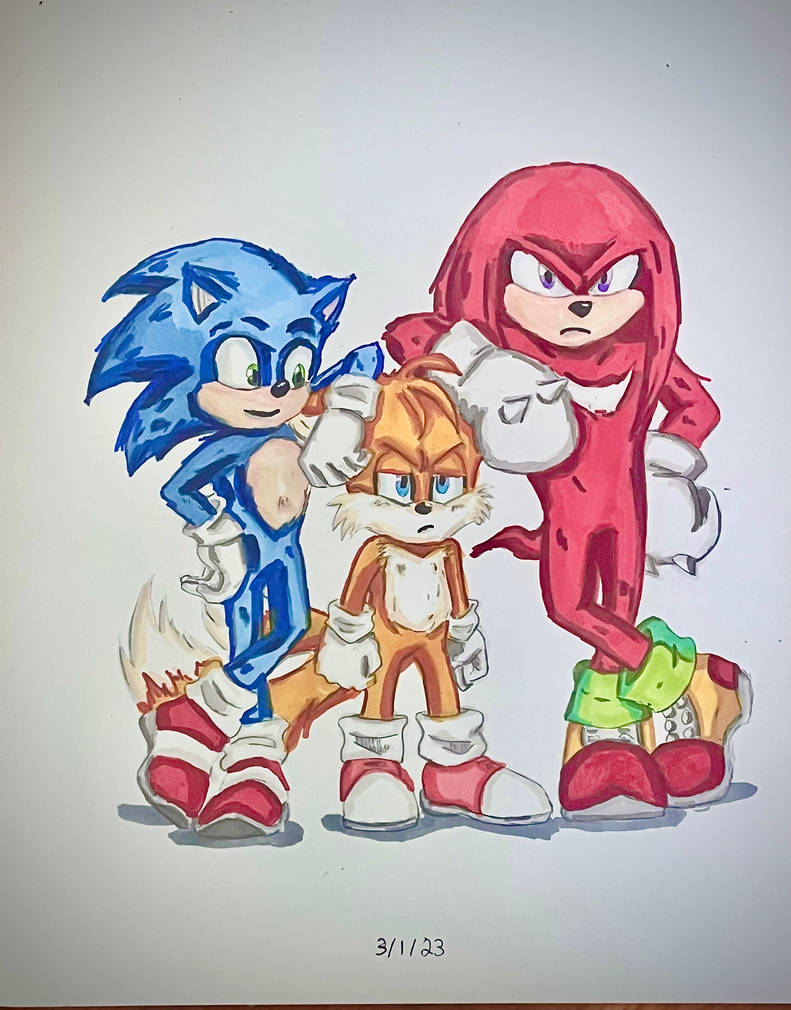 Sonic Tails and Knuckles by glantern825 on DeviantArt