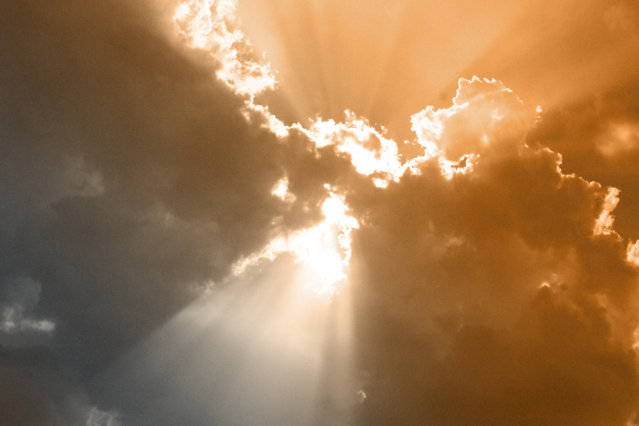 Sun Rays Through Clouds Golden By Trustock On Deviantart