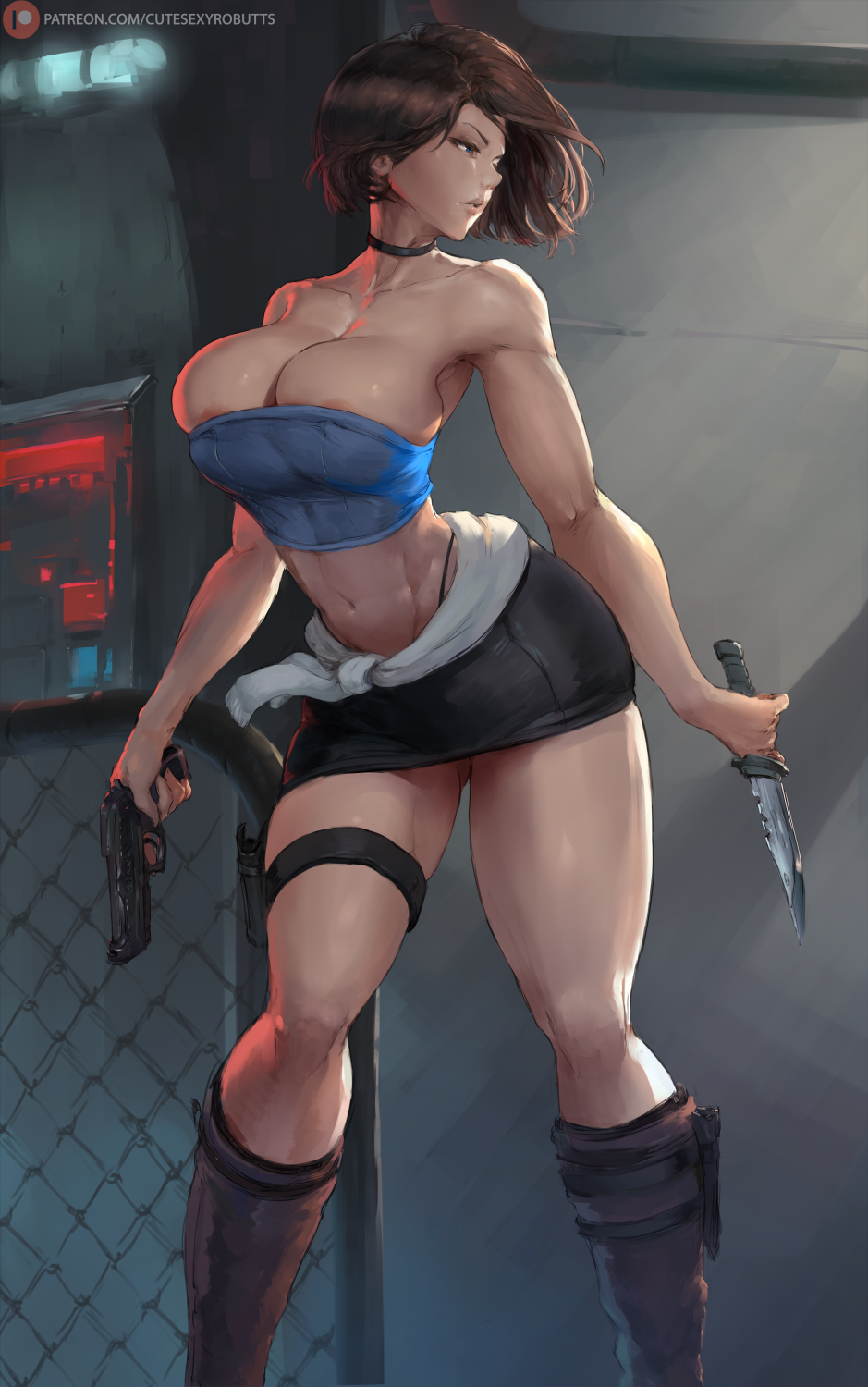 resident evil хентай