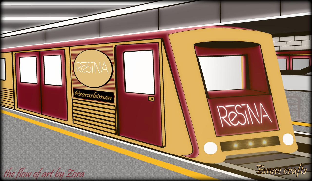 Custom 2D subway artwork by Emaccrafts on DeviantArt