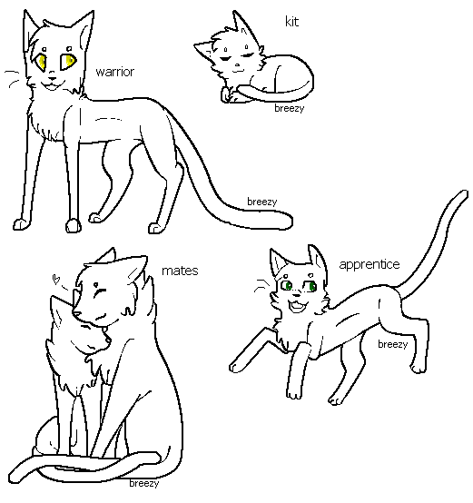Warrior Cat Lineart By Feralfriend Archive On Deviantart Warrior Cat Lineart By Feralfriend Archive On Deviantart