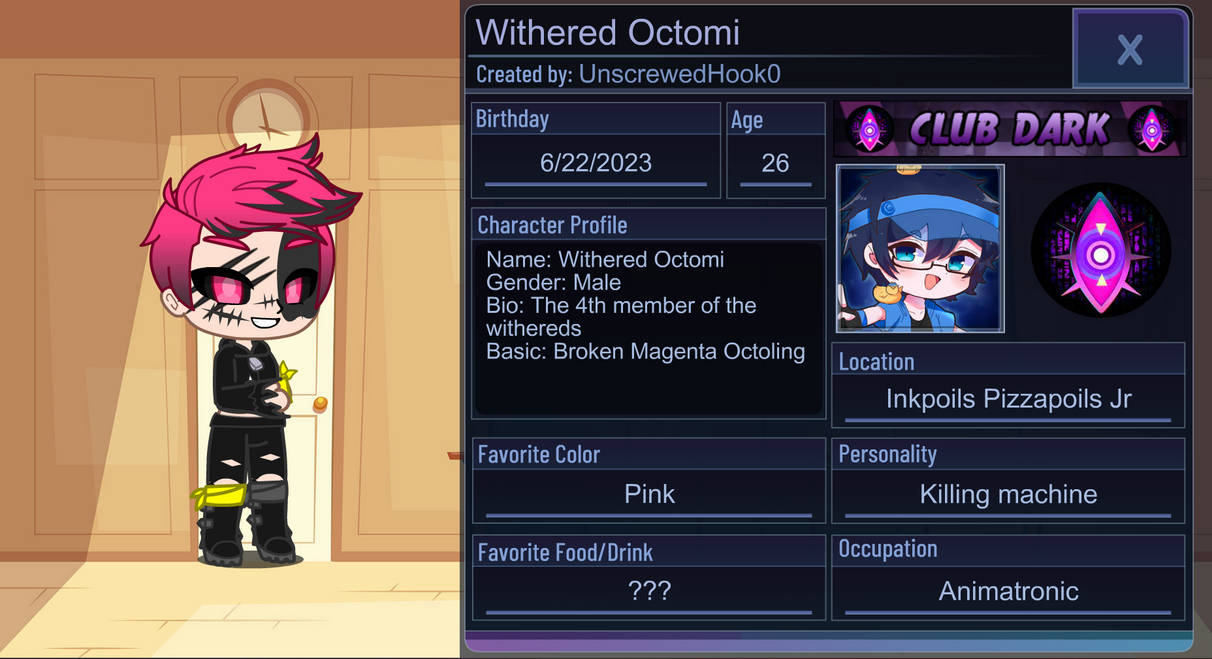 Octomi Withered Octomi by UnscrewedHook0 on DeviantArt
