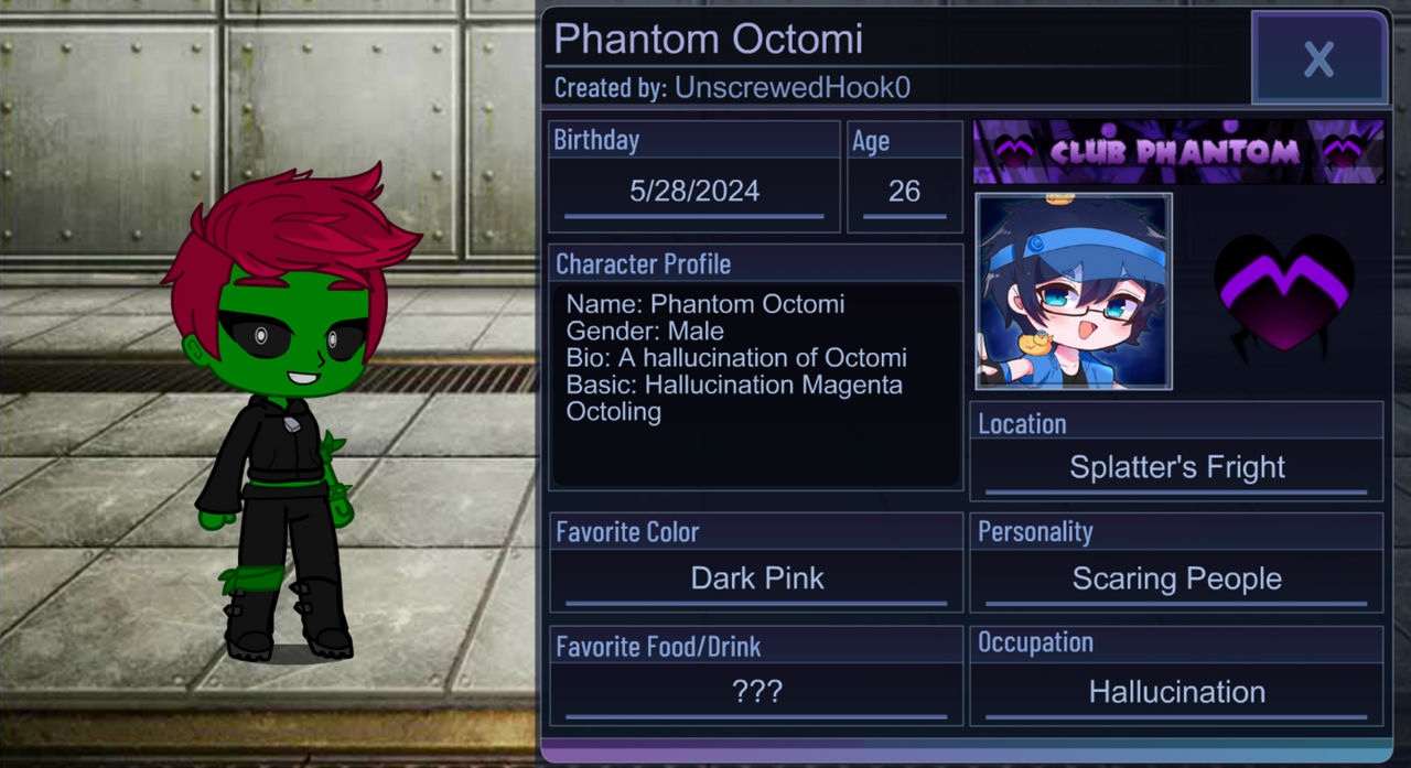 Octomi Phantom Octomi (+Genderswap) by UnscrewedHook0 on DeviantArt