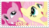Pinkieshy stamp
