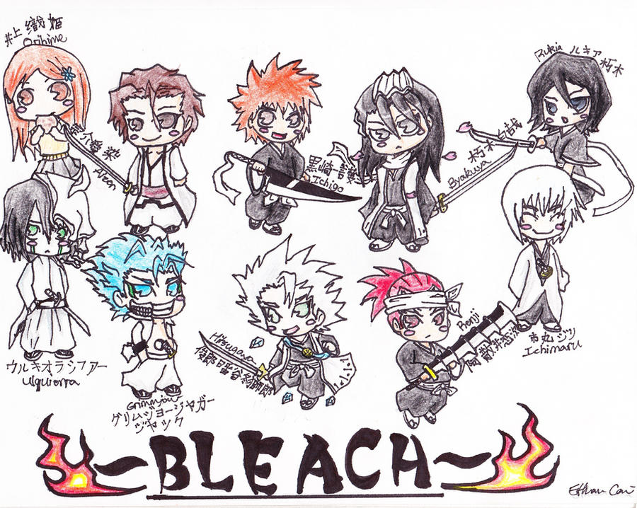 Bleach Chibi Characters