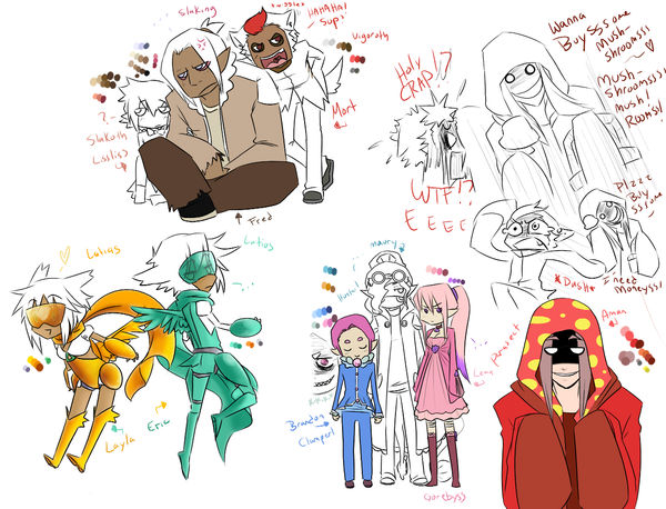 PKMN fams by Nire-chan
