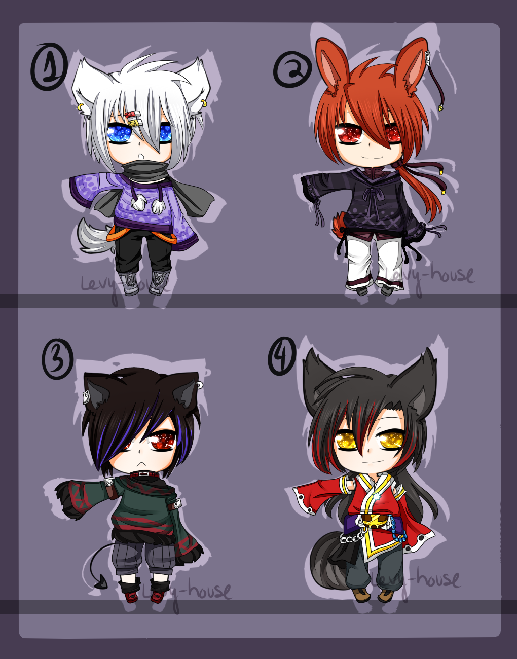 Long sleeves~! Auction set [CLOSED]