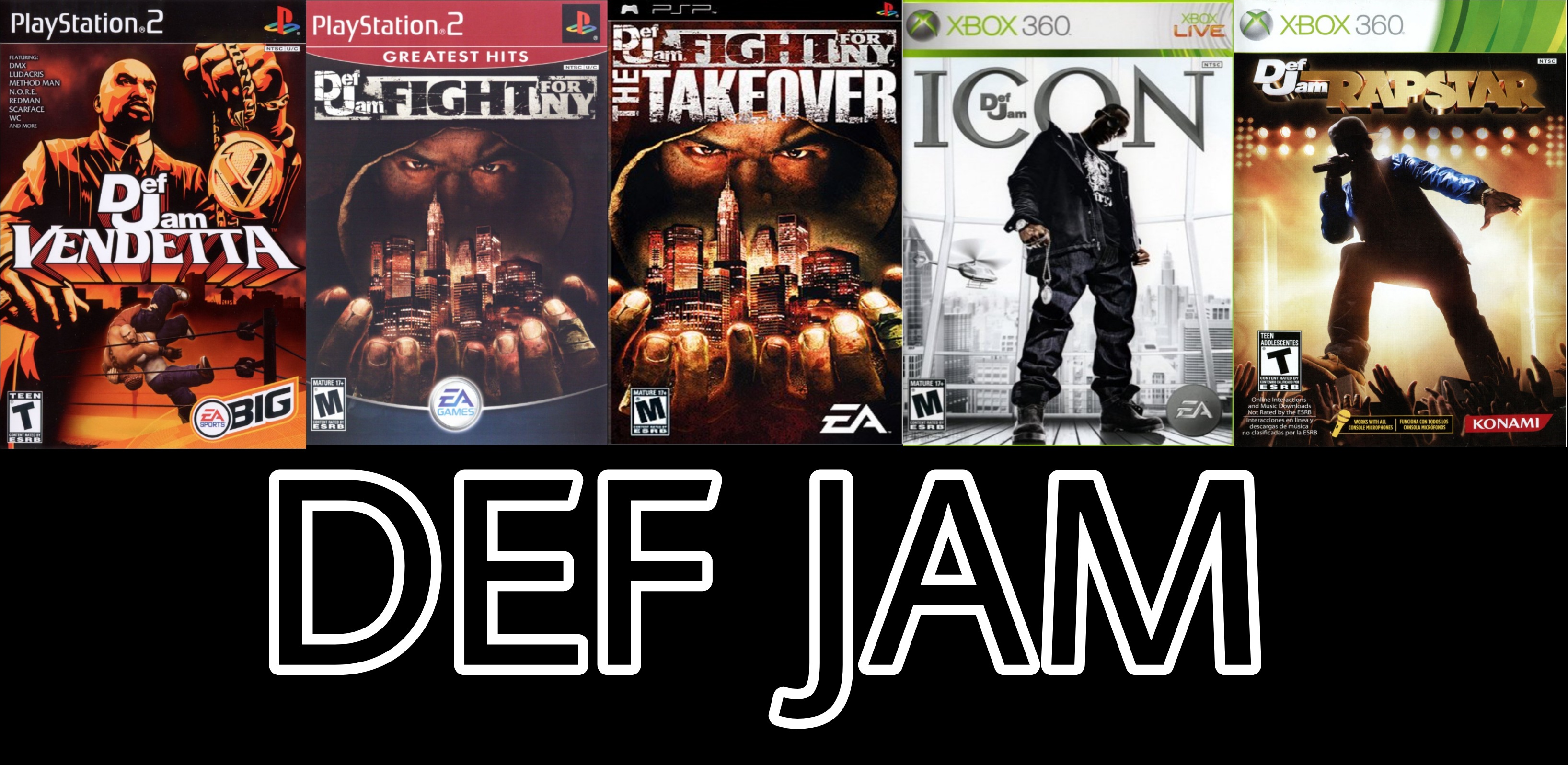 The Def Jam Series (2003 - 2010) by RuthlessGuide1468 on DeviantArt