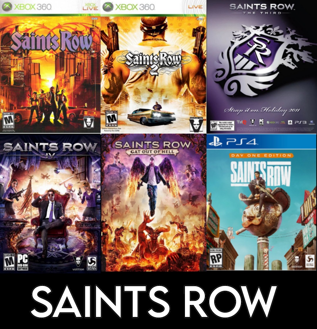 Evolution of Saints Row Games ( 2006-2022 ) 