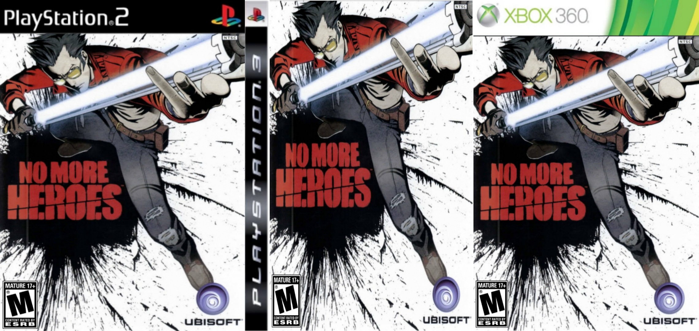 No More Heroes (2007) PS2 / PS3 / Xbox 360 Covers by RuthlessGuide1468 on  DeviantArt