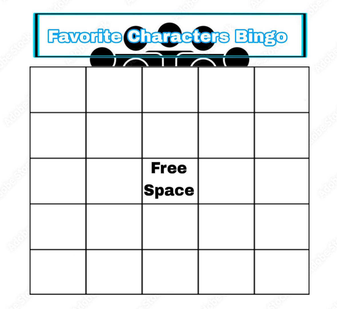 Your Favorite Characters Bingo Meme Template by RuthlessGuide1468 on Your Favorite Characters Bingo Meme Template by RuthlessGuide1468 on