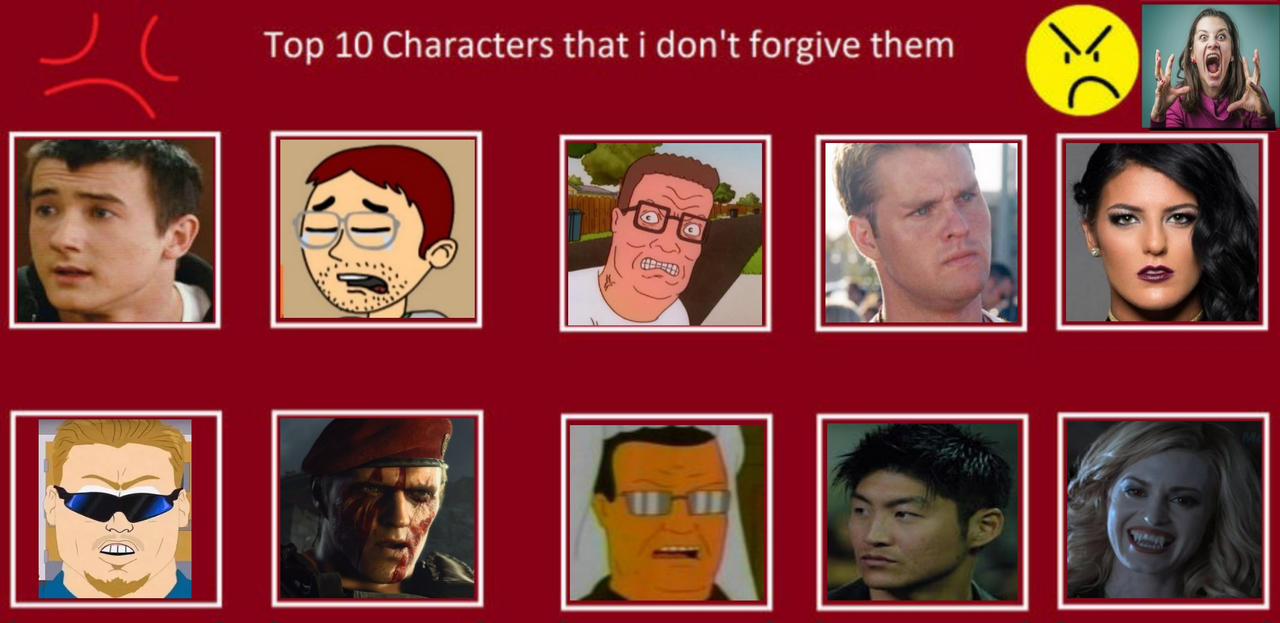 Top 10 Characters I DO NOT Forgive Them - N. 3 by RuthlessGuide1468 on ...