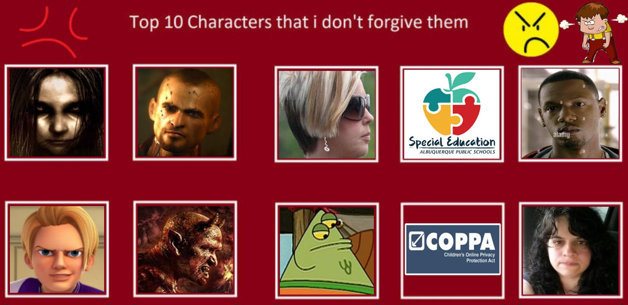 Top 10 Characters I DO NOT Forgive Them! #11 by RuthlessGuide1468 on ...