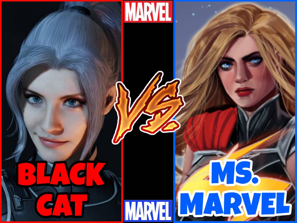 Black Cat vs. Ms. Marvel by RuthlessGuide1468 on DeviantArt
