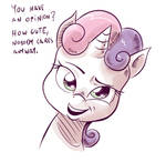 Sweetie Belle, Bitter Truth by saturdaymorningproj