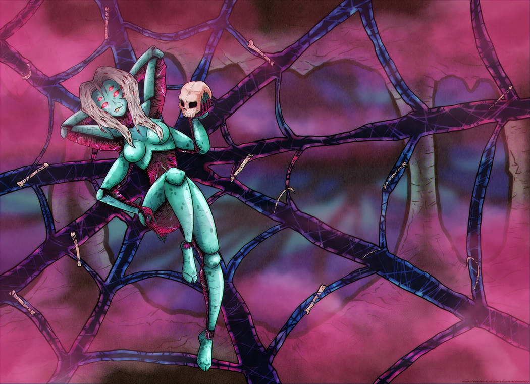 String Arachna Lady Arachna by saturdaymorningproj on DeviantArt