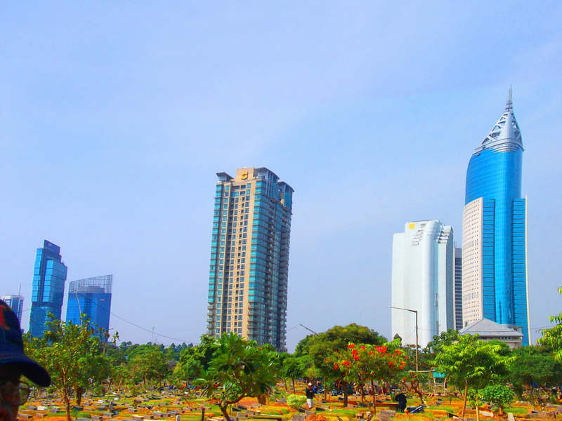 VIEW FROM KARET BIVAK CEMETERY