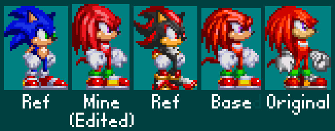 Cylent Nite Styled Knuckles Sprite