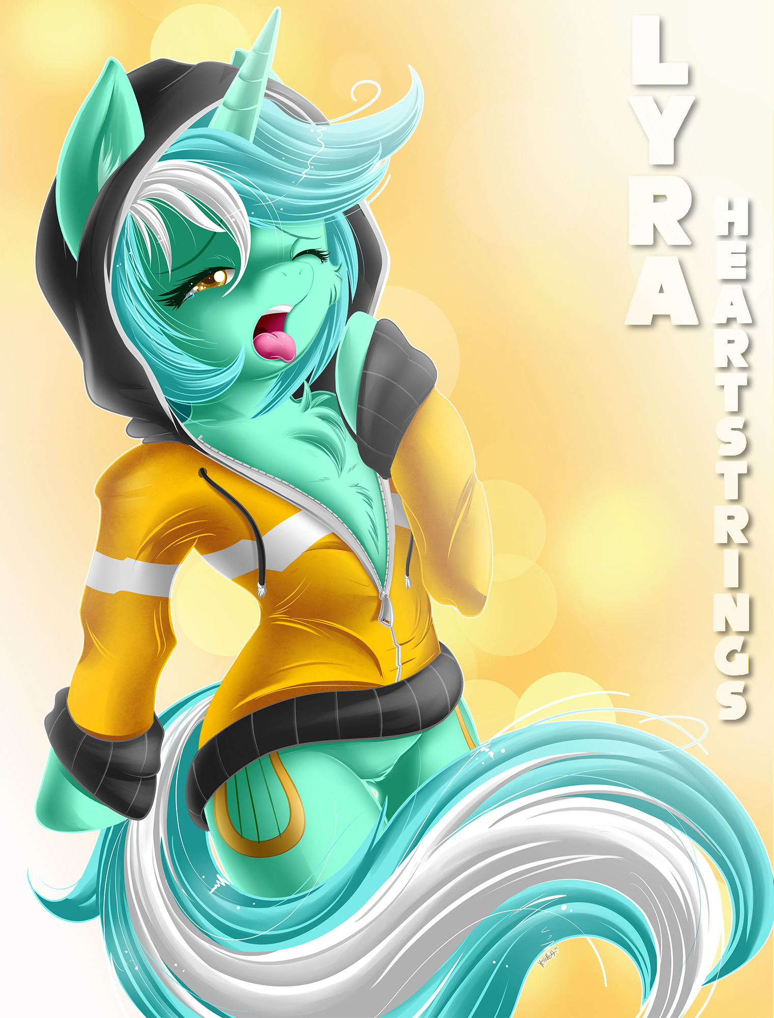 Sleepy Lyra (update: speedpaint)