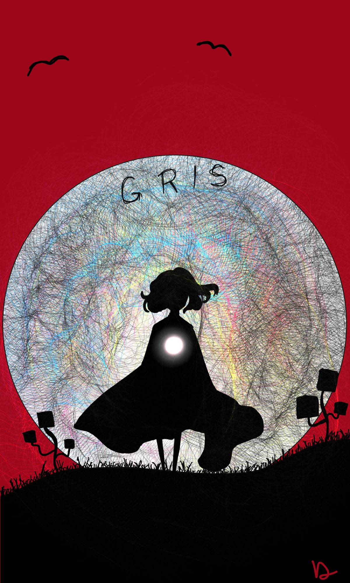 Gris (Game Art Wallpaper) by SerenitY99Jolie on DeviantArt