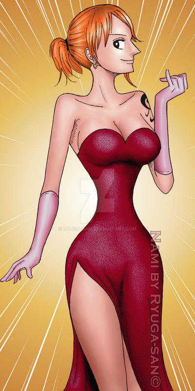 Nami - Red Dress by Ryuga-san on DeviantArt Nami - Red Dress by Ryuga-san on DeviantArt