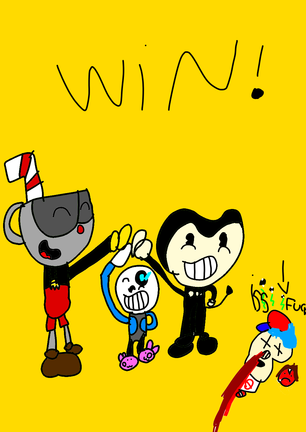 Cuphead, Sans, Cuphead, and Bendy Wiki