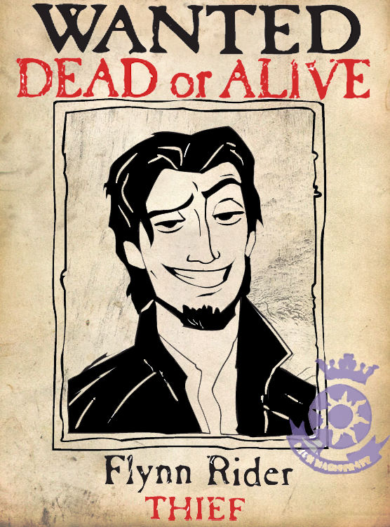 Flynn Rider Wanted Poster by AyameClyne