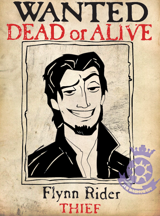 Flynn Rider Wanted Poster