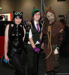 Catwoman, Riddler and Scarecrow