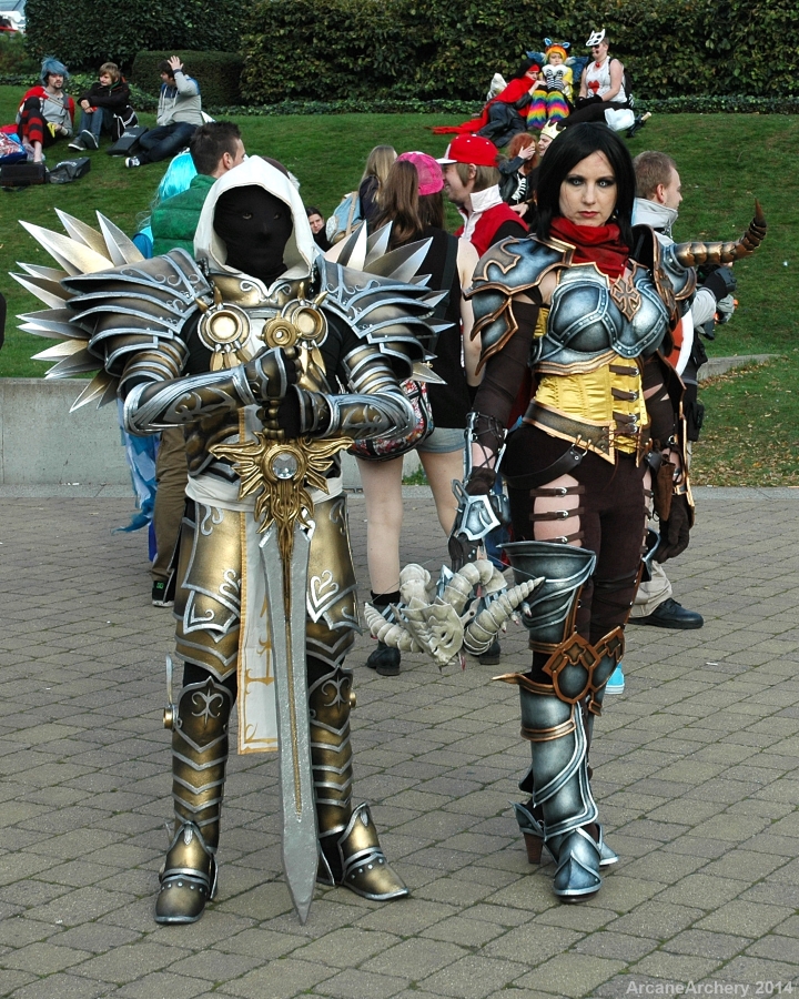 Tyrael and Demon Hunter