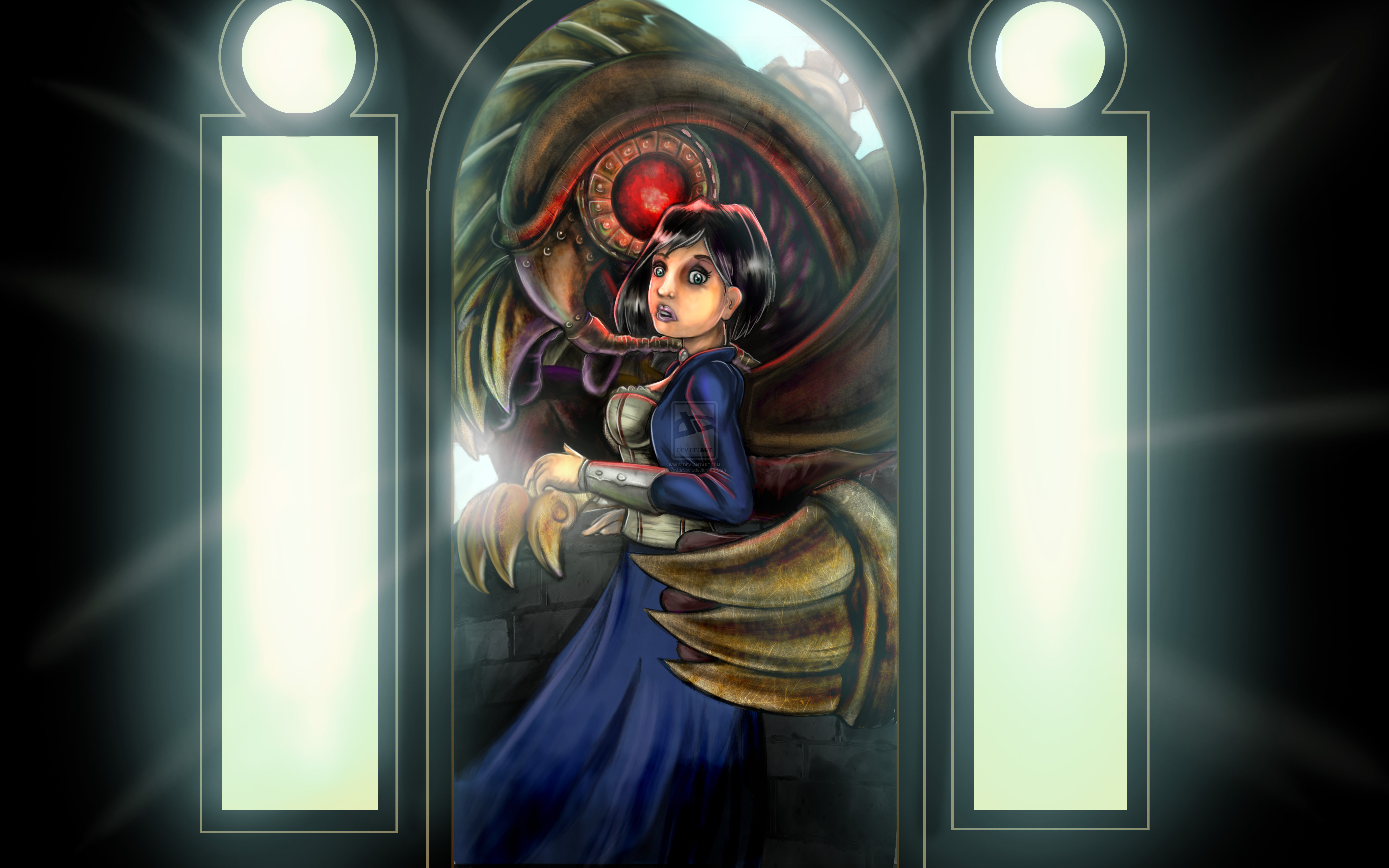 Bioshock Infinite Elizabeth And Songbird By Bmurdock On Deviantart Bioshock Infinite Elizabeth And Songbird By Bmurdock On Deviantart