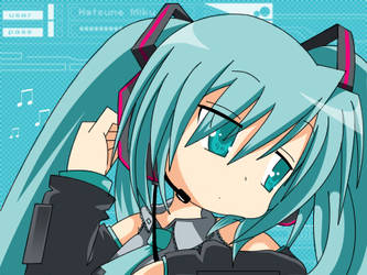 Vocaloid - Miku_Lucky Star