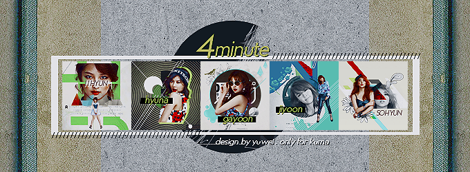 140407 4MINUTE ICON SET