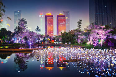 The bright colors of China