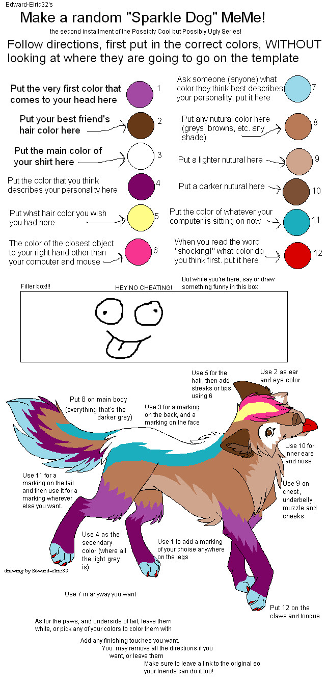 Sparkle Dog MEME