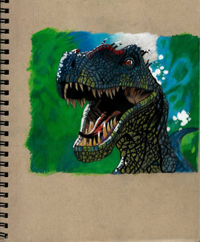 Velociraptor Portrait