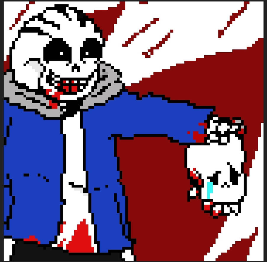 Insanity sans by Faker404l90 on DeviantArt
