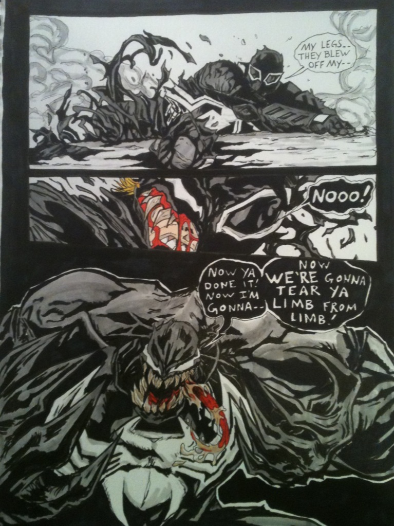 Venom Ripping Out Venom by LeeChandler on DeviantArt