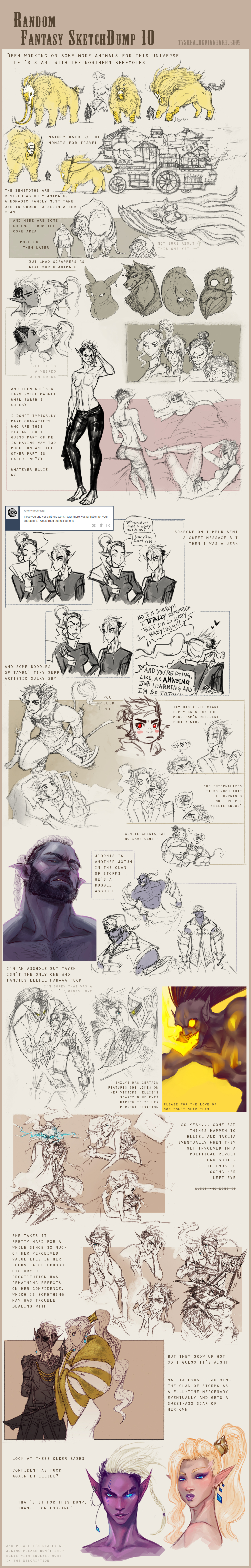 Fantasy Sketchdump 10