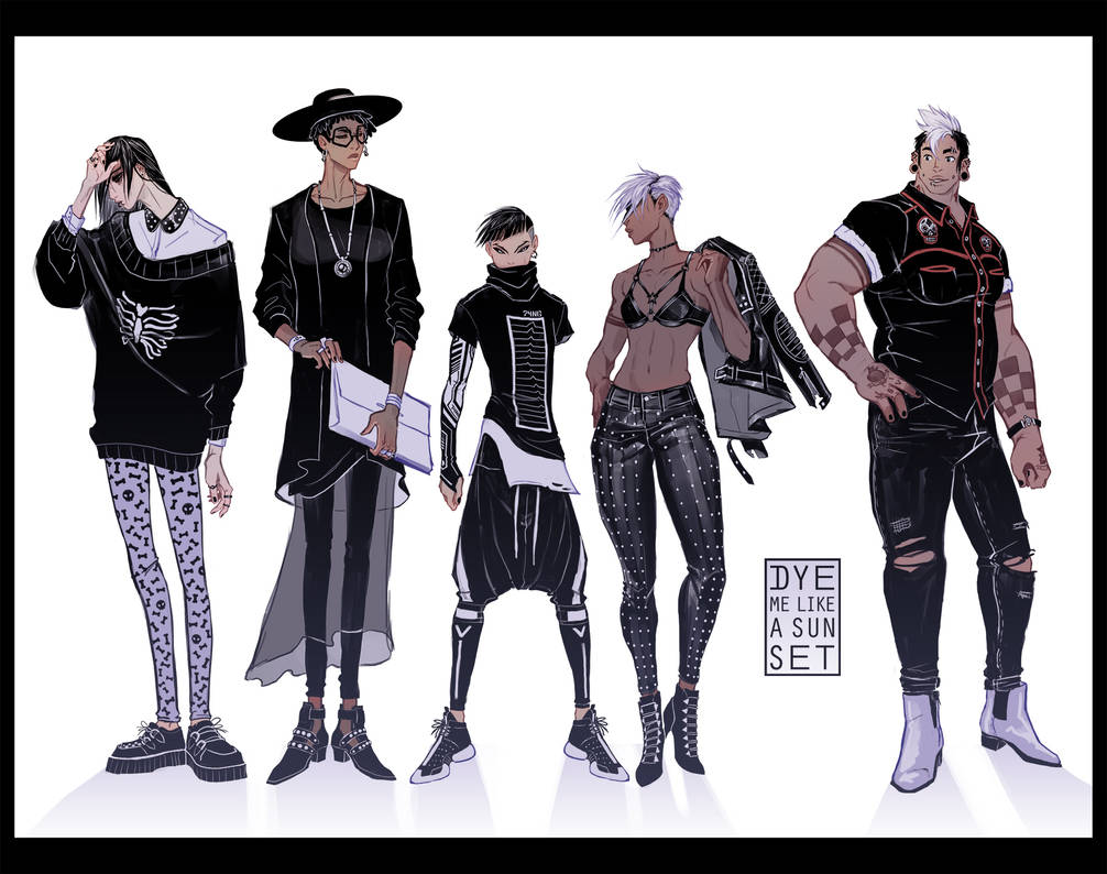 Some Goths by Dyemelikeasunset on DeviantArt