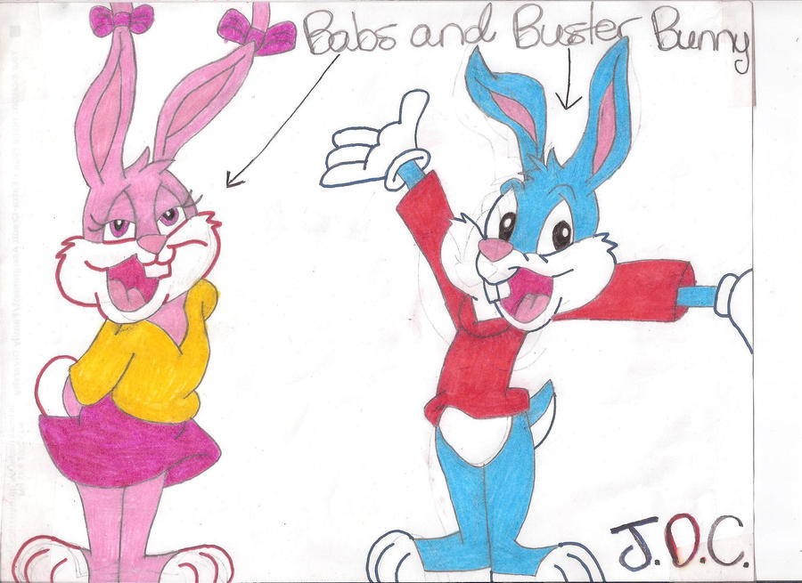 Babs and Buster Bunny by Gelefant on DeviantArt