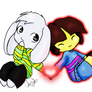 Asriel and Frisk