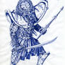 Elder Samurai Yautja warrior