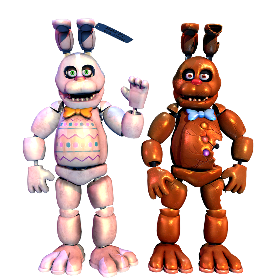(FNaF/C4D) Easter Rabbits by fernandiux2018 on DeviantArt