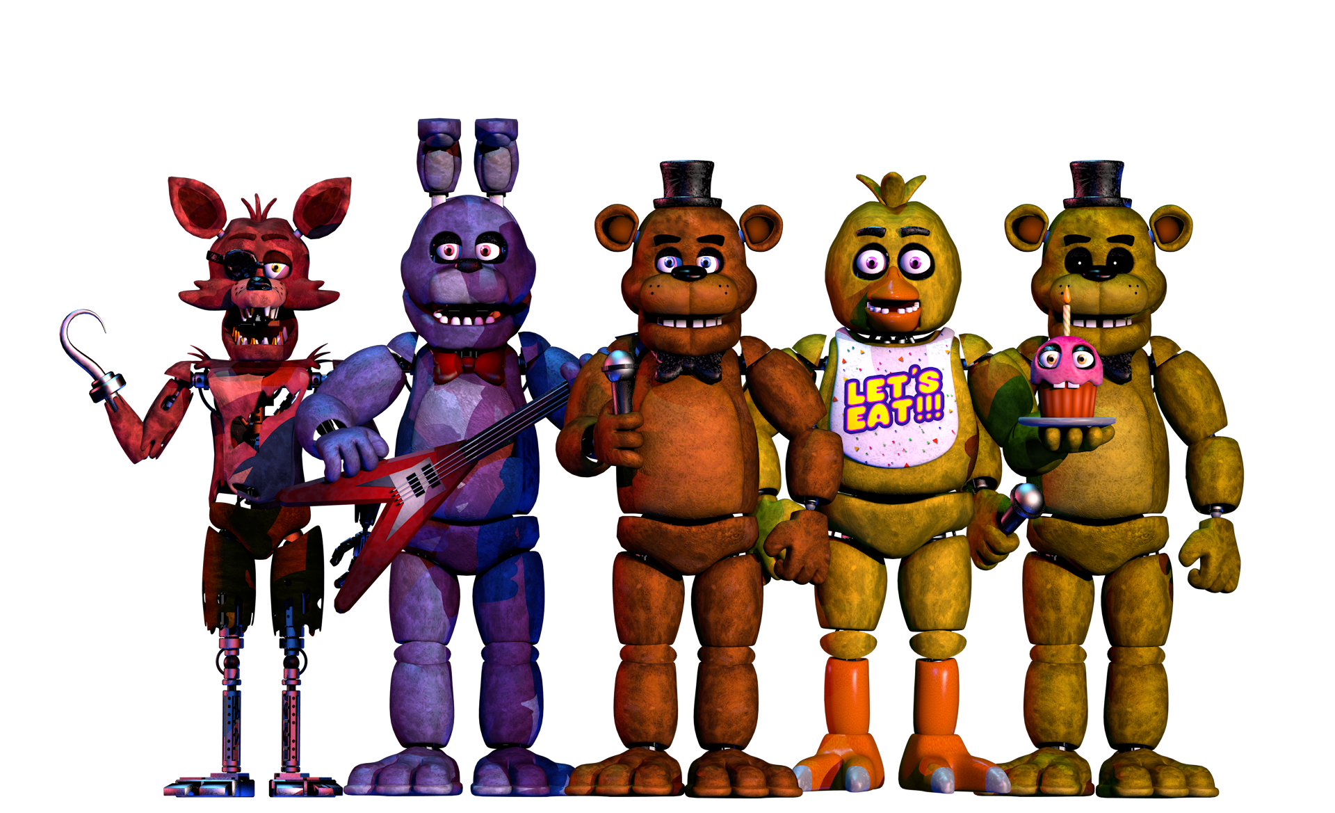 Freddy Fazbear / Animatronics In My Style (+Datos) by MangleXPuppet on  DeviantArt