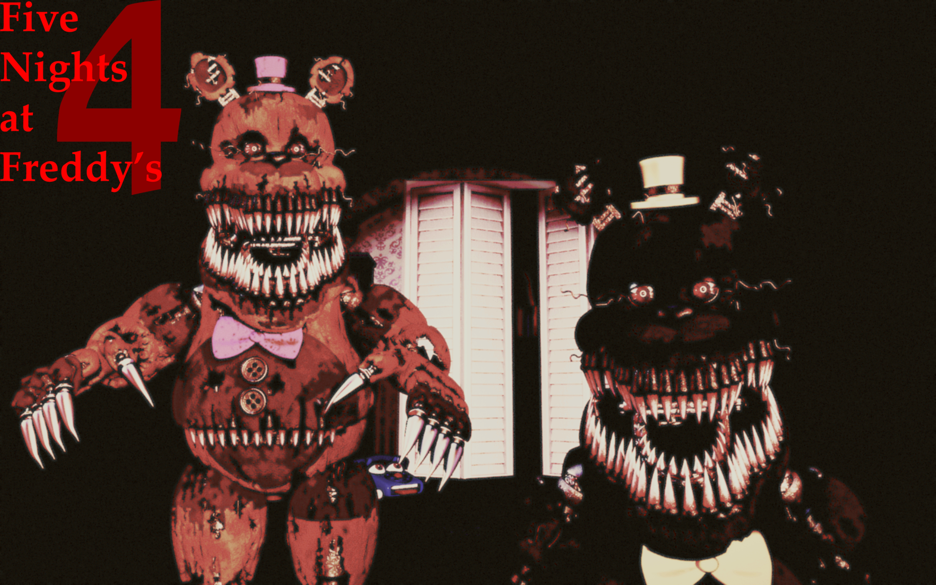 C4D/FNaF4) Nightmare Freddy Rare Screen FNaF 2 by DarkyTheRabbit on  DeviantArt