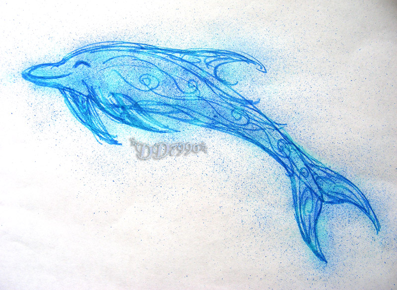 Airbrush Marker Dolphin